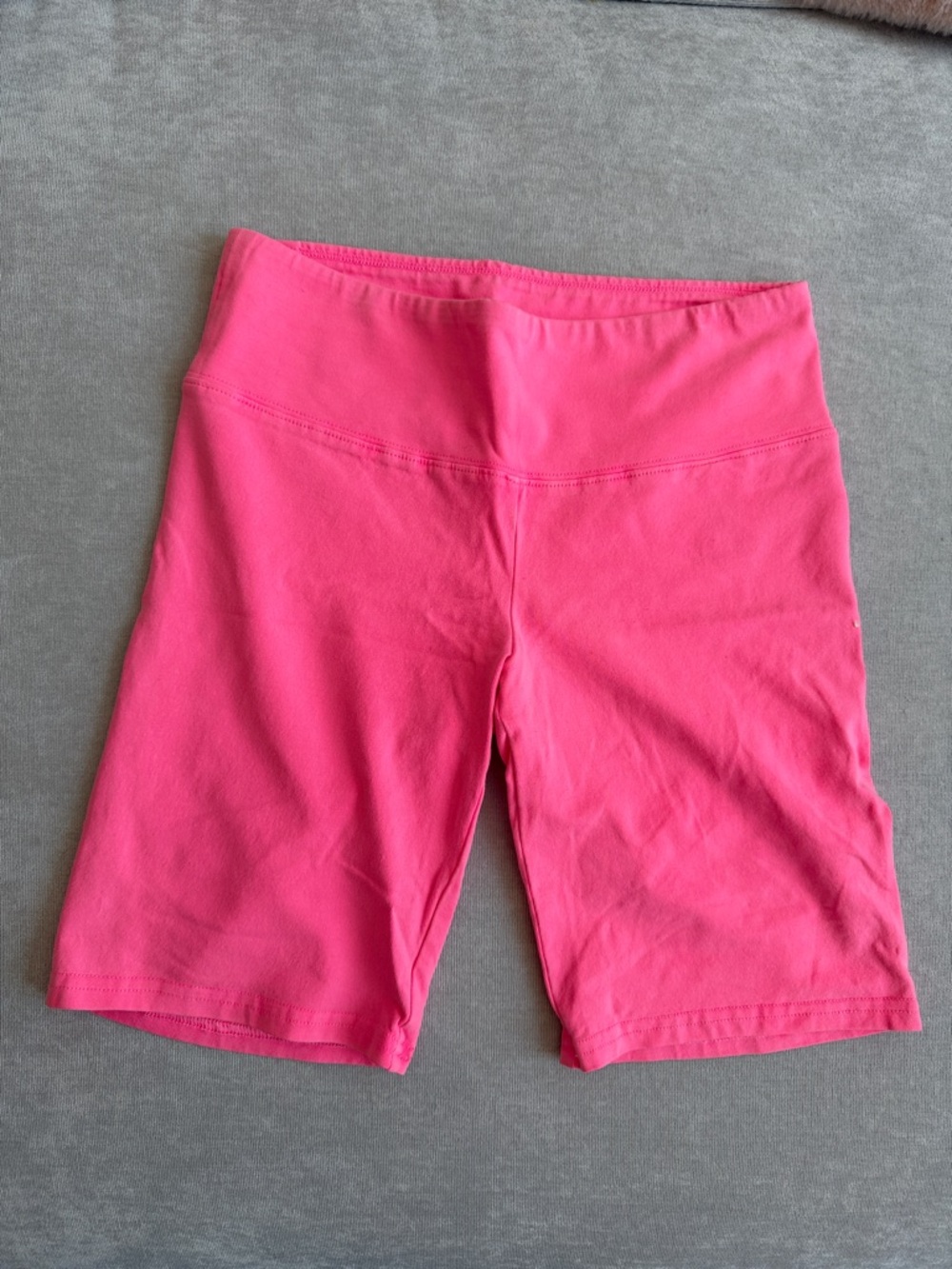 TNA Hot Pink High-Rise Bike Shorts